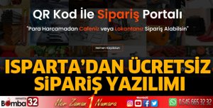 Isparta’dan ücretsiz sipariş yazılımı