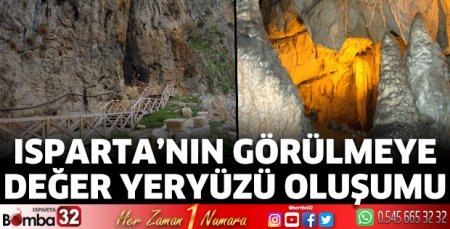Isparta’nın görülmeye değer yeryüzü oluşumu