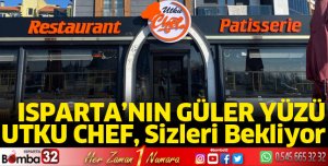 Isparta’nın güler yüzü UTKU CHEF, Sizleri Bekliyor