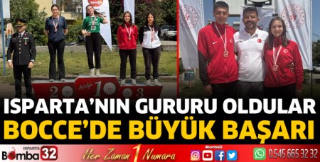 Isparta’nın gururu oldular