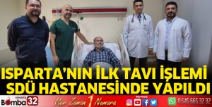 Isparta’nın İlk TAVI İşlemi SDÜ Hastanesinde Gerçekleştirildi
