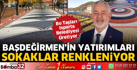 Isparta’nın sokakları renkleniyor