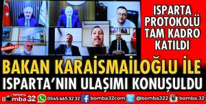 ISPARTA’NIN ULAŞIMI KONUŞULDU