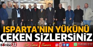 Isparta’nın yükünü çeken sizlersiniz