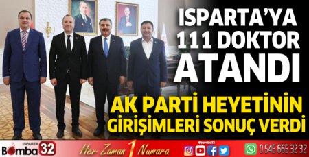 Isparta’ya 111 doktor atandı