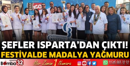 Isparta’ya Bodrum’dan madalya yağdı