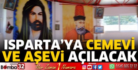 Isparta’ya cemevi ve aşevi açılacak