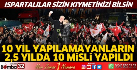 Isparta’ya kanat takıp uçurmuşsunuz