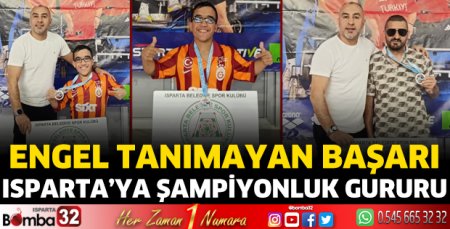 Isparta’ya şampiyonluk gururu
