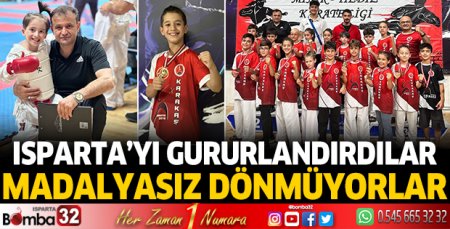 Isparta’yı gururlandırdılar 