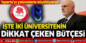ISPARTA’YI YATIRIMLARLA BÜYÜTÜYORUZ