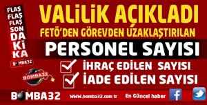 ISPARTA'DA SON SAYIYI  VALİLİK AÇIKLADI