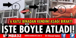 ISPARTA'DA 1 KİŞİ 6. KATTAN AŞAĞIYA ATLAYARAK İNTİHAR ETTİ