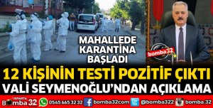 ISPARTA'DA 12 KİŞİNİN TESTİ POZİTİF ÇIKTI