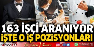 Isparta'da 163 işçi aranıyor