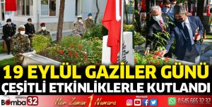 Isparta'da 19 Eylül Gaziler Günü kutlandı