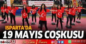 Isparta'da 19 Mayıs coşkusu