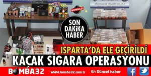 ISPARTA'DA 2 AYRI OPERASYON