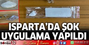 Isparta'da 21 şok uygulama