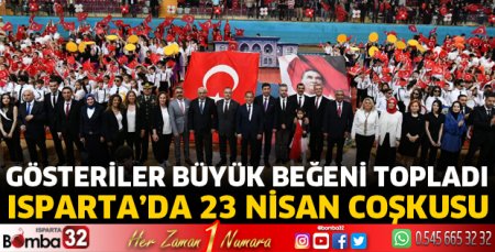 Isparta'da 23 Nisan coşkusu