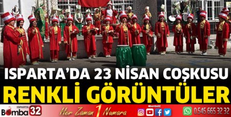 Isparta'da 23 Nisan coşkusu