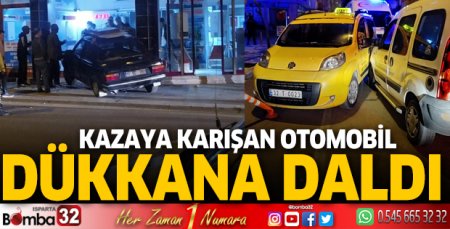 Isparta'da 3 araç kazaya karıştı