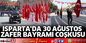 Isparta'da 30 Ağustos töreni