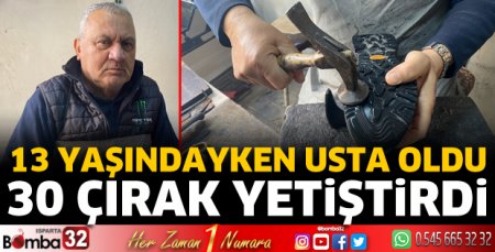 Isparta'da 30 çırak yetiştirdi