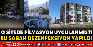 ISPARTA'DA 36 DAİRELİK BİR SİTEDE FİLYASYON ÇALIŞMASI YAPILDI