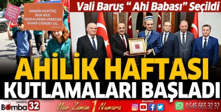 Isparta'da Ahilik Haftası kutlamaları başladı