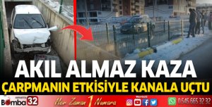 Isparta'da akıl almaz kaza