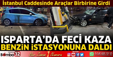 Isparta'da akıl almaz kaza