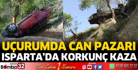 Isparta'da akıllara durgunluk veren kaza