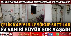 Isparta'da akıllara durgunluk veren olay