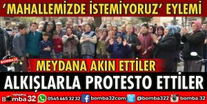 ISPARTA'DA ALKIŞLI PROTESTO