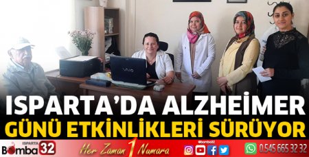 Isparta'da Alzheimer Günü etkinlikleri