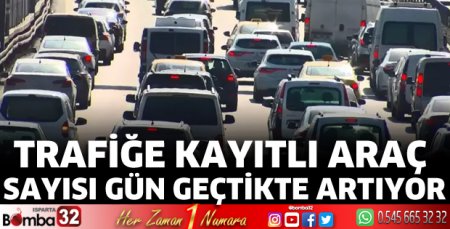 Isparta'da araç sayısı 221 Bin 218 oldu