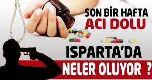 Isparta'da artan intihar vakaları