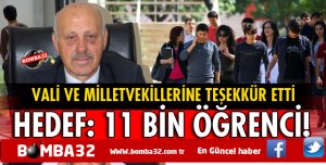 ISPARTA'DA ARTIK HEDEF 11 BİN ÖĞRENCİ