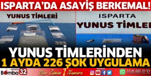Isparta'da asayiş berkemal