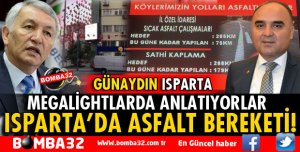 ISPARTA'DA ASFALT HİZMETLERİ ANLATILIYOR