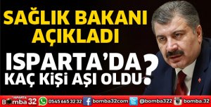 ISPARTA'DA AŞI OLAN KİŞİ SAYISI ARTIYOR