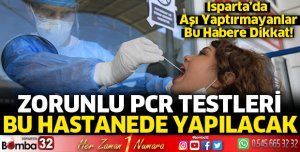 Isparta'da aşı yaptırmayanlar dikkat