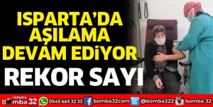 Isparta'da aşılama sürüyor