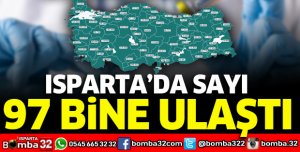 Isparta'da aşılanan sayısı 97 bine ulaştı 