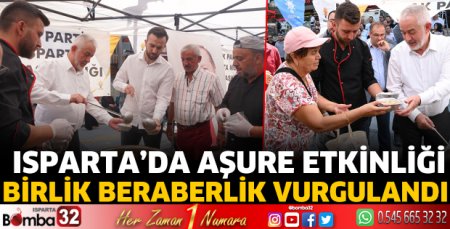 Isparta'da aşure etkinliği
