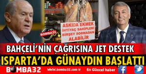 ISPARTA'DA BAŞKAN GÜNAYDIN BAŞLATTI