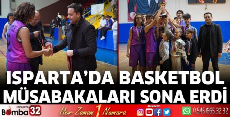 Isparta'da basketbol müsabakaları sona erdi
