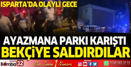 Isparta'da bekçiye saldırı iddiası