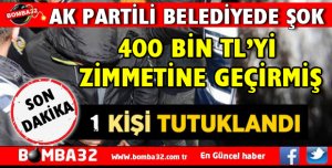 ISPARTA'DA BELDE BELEDİYESİNDE BÜYÜK VURGUN